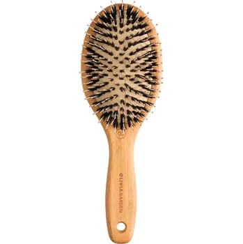 kartáč na vlasy Olivia Garden Bamboo Touch Combo M