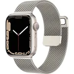 AW MILÁNSKÝ TAH pro Apple Watch - Magnetický - Starlight Šířka uchycení řemínku: 38/40/41/42mm, Barva: Starlight IR-AWMTH024