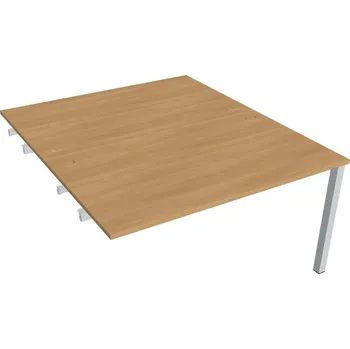 Kancelářský vozík HOBIS přídavný stůl zdvojený - USD 1400 R, dub + doprava zdarma