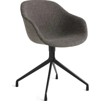 HAY Židle AAC 221 Black Powder Coated Alu Swivel, Hallingdal 368
