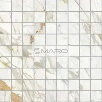 Obklad Ragno Incanto Mozaika Calacatta Michelangelo Mosaico 30 x 30 cm, rektifikovaná, matná, R96E