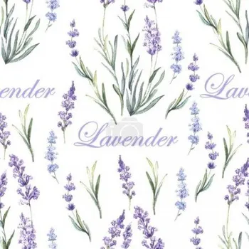 Impregnovaná látka kočárkovina, provence, levandule, látka, metráž