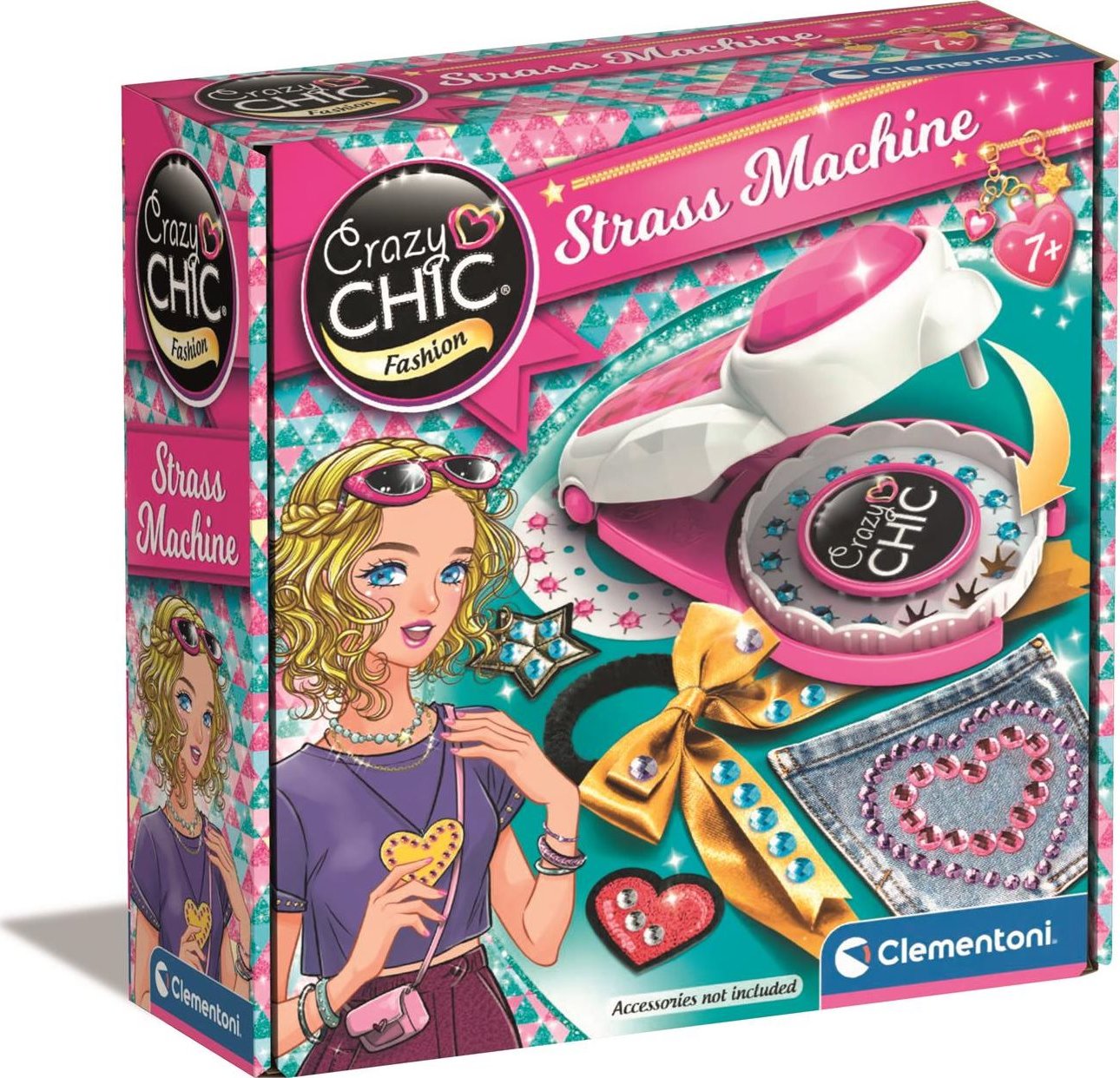 Set de creat bijuterii, Clementoni, Crazy Chic, Fashion and Jewellery