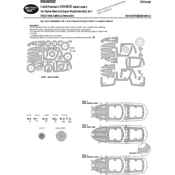 Plastikový model 1/48 Mask F-4C/D Phantom II ADVANCED (ZOUKEI)