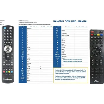 Dálkový ovladač General SPYCAT MINI V2 - náhradní dálkový ovladač