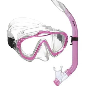 Ploutve Maska a Šnorchl MARES SHARKY SET- Dětské Růžová
