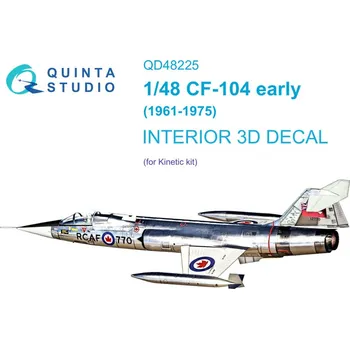 Plastikový model 1/48 CF-104 Early 3D-Printed&col.Interior (KIN)