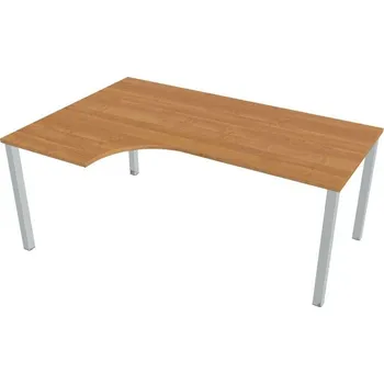 Kancelářský vozík HOBIS kancelářský stůl tvarový, ergo pravý - UE 1800 60 P, olše + doprava zdarma