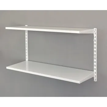 Dílenský regál Element System Policový set OFFICE 3, RS50, bílý