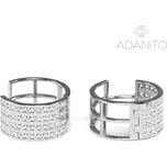 Zlaté náušnice kroužky se zirkony