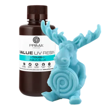Filament PrimaCreator Value Tough UV Resin (ABS Like) - 500 ml - Aqua Blue