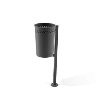 Venkovní odpadkový koš Benito kovový odpadkový koš Mus 40 litrů