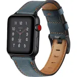 AW Kožený RETRO řemínek na Apple Watch - Blue Šířka uchycení řemínku: 38/40/41/42mm, Barva: Blue IR-AWKRT01