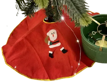 Vánoční dekorace Kryt na stojan vánočního stromku Santa Claus 70 cm
