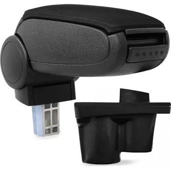 Loketní opěrka Pro.tec Loketní opěrka Škoda ROOMSTER - Černá barva, Textilní potah opěrky