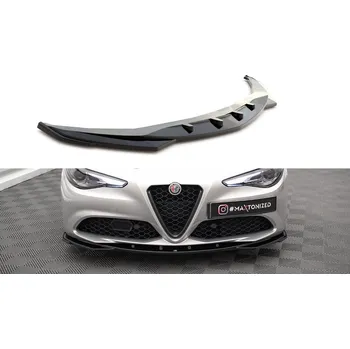 Nárazník Spojler pod nárazník lipa V.2 Alfa Romeo Giulia Sport černý lesklý plast