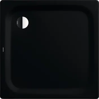 Sprchová vanička Sprchová vanička kaldewei Superplan Plus 1200 x 1200 x 25 mm černá Protiskluzný potah Matné 447100012676