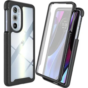 Pouzdro na mobilní telefon Pouzdro Motorola EDGE 30 Pro Techsuit - Defense360 Pro + ochrana obrazovky, černé