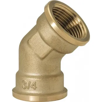 Fitinka GEBO mosazné koleno 45° 1" FF 120-6BR