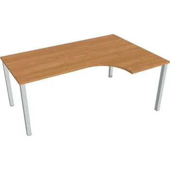 Kancelářský vozík HOBIS kancelářský stůl tvarový, ergo levý - UE 1800 60 L, olše + doprava zdarma