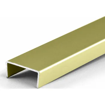 LAGUNA Koncová lišta "C" 18 mm / Zlatá 3 m