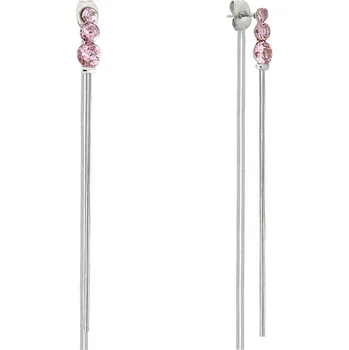 Náušnice Foxette Řetízkové náušnice z chirurgické oceli se Zirkony JF_0410