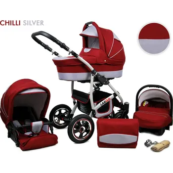 Kočárek Raf-Pol Baby Lux Largo 2v1 2023 Chili Silver