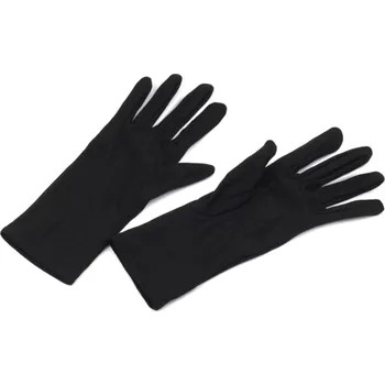 Rukavice V&V Společenské rukavice dámské 22 - 23 cm - černá barva