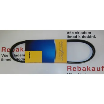 Drážkový řemen FIAT - FORD - LANCIA - MAZDA (3PK0687 FIAT 46770221 FIAT 7636448 FORD 7204039 FORD 3957187 FORD F53E8K543AA LANCIA 7636448 LANCIA 7750728 MAZDA AJ03-18-381 )