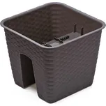 Truhlík na zábradlí RATOLLA antracit 28 cm