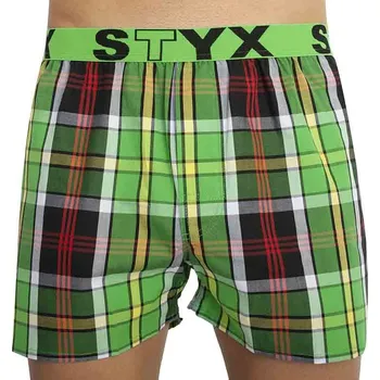 Trenýrky Pánské trenky Styx sportovní guma vícebarevné (B822) XL Možnost vrácení zboží ZDARMA do 120 dnů!