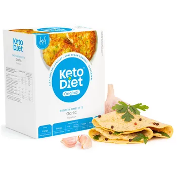 Keto dieta KetoDiet Proteinová placka 7 porcí česneková