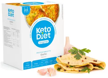 Keto dieta KetoDiet Proteinová placka 7 porcí česneková
