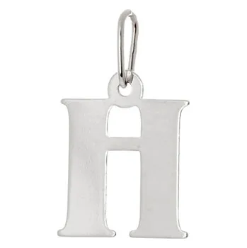 Přívěsek Přívěšek písmeno H z bílého zlata PA0064HBF