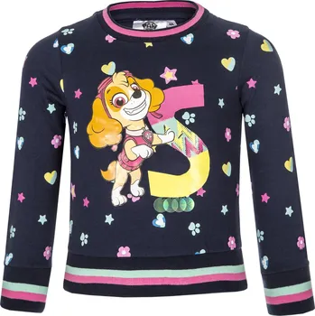 Chlapecká mikina Paw Patrol - Tlapková patrola -Licence Dívčí mikina - Paw Patrol VH1323, tmavě modrá Barva: Modrá tmavě, Velikost: 104