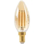 Optonica Candle Golden Glass E14 4W 230V 400lm 2500K