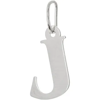 Přívěsek Přívěšek písmeno J z bílého zlata PA0064JBF
