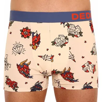 Boxerky Veselé pánské boxerky Dedoles Old school tetování (GMMT917) XL Možnost vrácení zboží ZDARMA do 120 dnů!