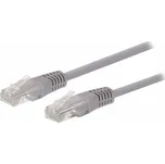 C-TECH kabel patchcord Cat5e, UTP, šedý, 50m