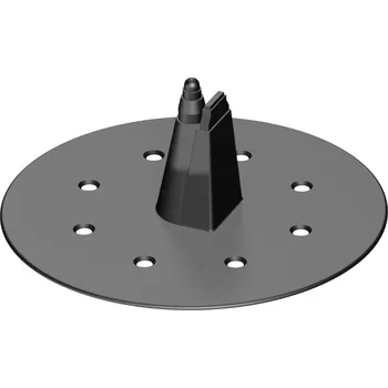 kabelová chránička OBO 330 K Střešní průchodka pro kruhový a plochý vodič 250x250x100 černá