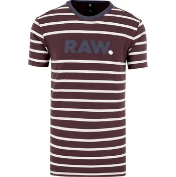 Pánské tričko G- Star Raw Tričko MOW | Barva:vínový | Velikost:L