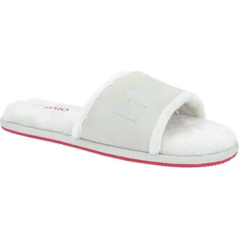 Dámská obuv HUGO Domácí obuv Cozy_Slide s přídavkem kůže | Barva:krémová | Velikost:36