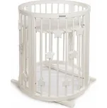 Mimiko kulatá postýlka 9v1 Stars - Milk