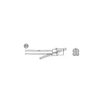 Lambda sonda Lambda sonda NGK OZA448-J4