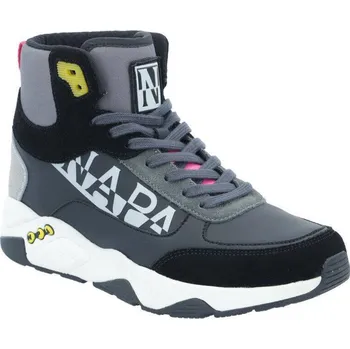 Dámské tenisky Napapijri Tenisky F0LEAF03 s přídavkem kůže | Barva:černý | Velikost:36