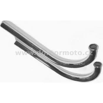 Výfuk pro motocykl Kolena výfuku L+P - Jawa 350 Kýv. - na rybiny sada 2ks