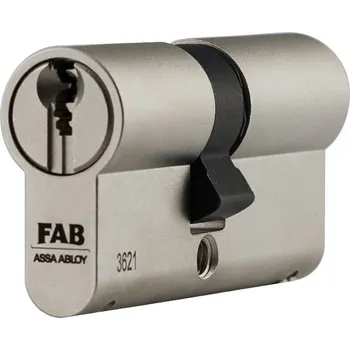 Vložka do dveří FAB ASSA ABLOY Oboustranná cylindrická vložka FAB 3***PROFI - prostupová spojka Rozměr A/B: 30+30