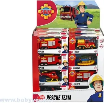 Požárník Sam autíčka kovová > varianta auto