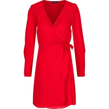 Dámské šaty Emporio Armani Hedvábná šaty | Barva:červený | Velikost:34