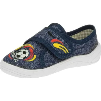Chlapecké bačkory Papuče PEON NA019FA -fotbal/šedá chlapecké Velikost: 31